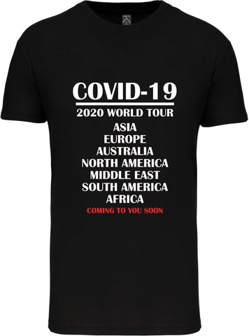Covid World Tour T-Shirt Bio katoen
